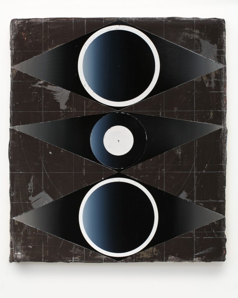 UNTITLED (body and horizon III), 80 x 70 cm, oil and acrylic on canvas, 2014,Collection Schnetkamp, Germany