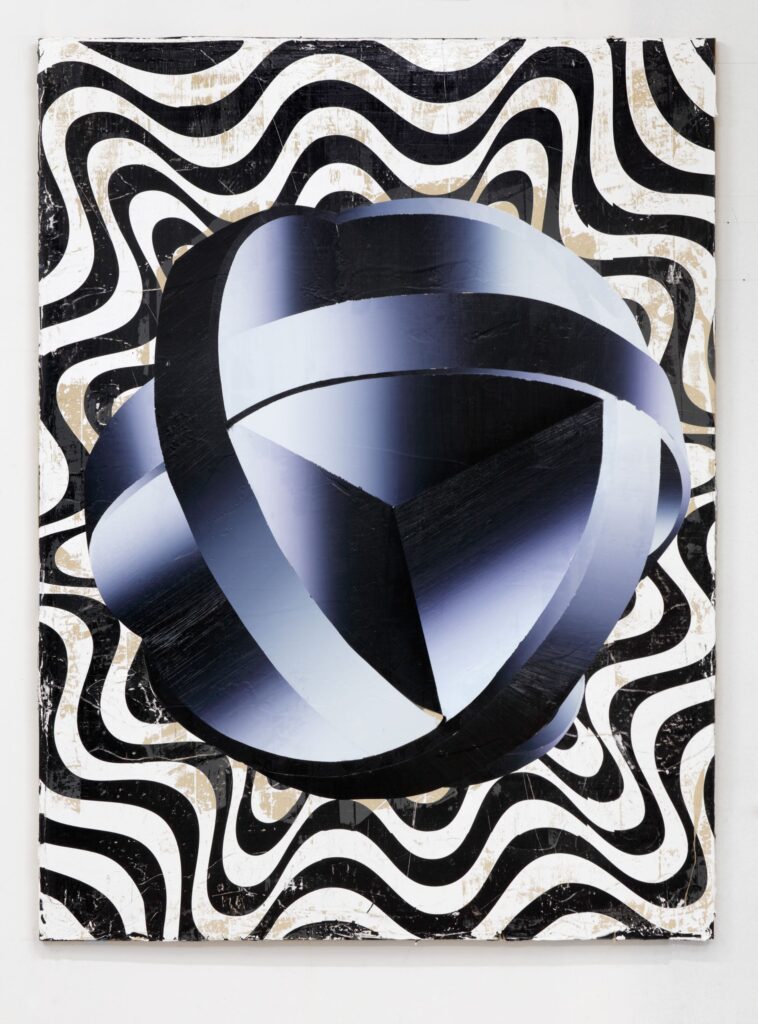 Untitled, 2016, oil and acrylic on wood, 160x120cm