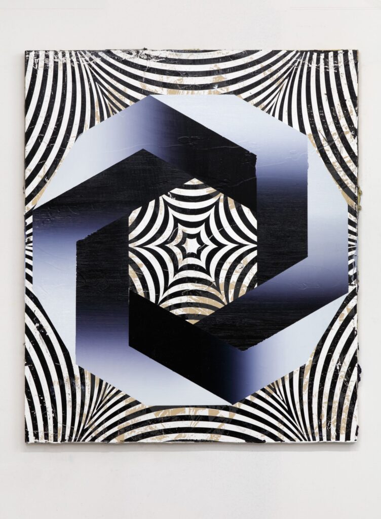 Untitled, 2016, oil and acrylic on wood, 130x110cm