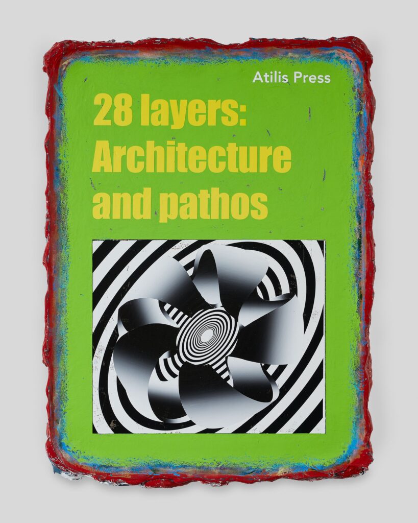 28 layers, Architecture and Phatos (AP), 2020, acrylic on canvas, 110x80cm