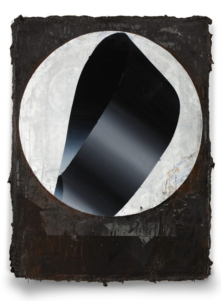 UNTITLED (unconscious II), 80 x 60 cm, oil and paper on canvas, 2014