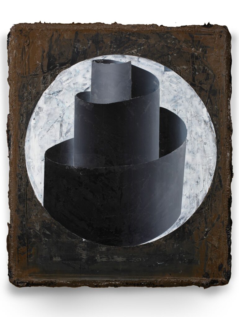 UNTITLED, 60 x 50 cm, oil and paper on canvas, Leinemann Foundation, Berlin-Hamburg, 2014