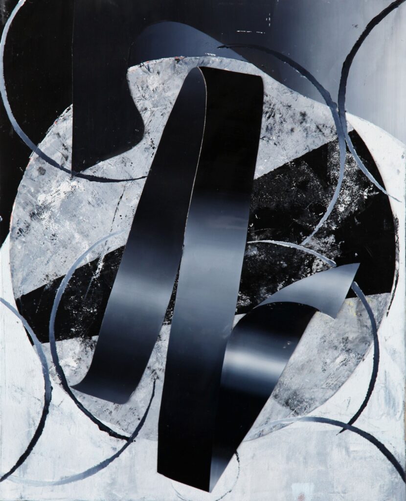 UNTITLED, oil and paper on canvas, 60x48cm, 2012