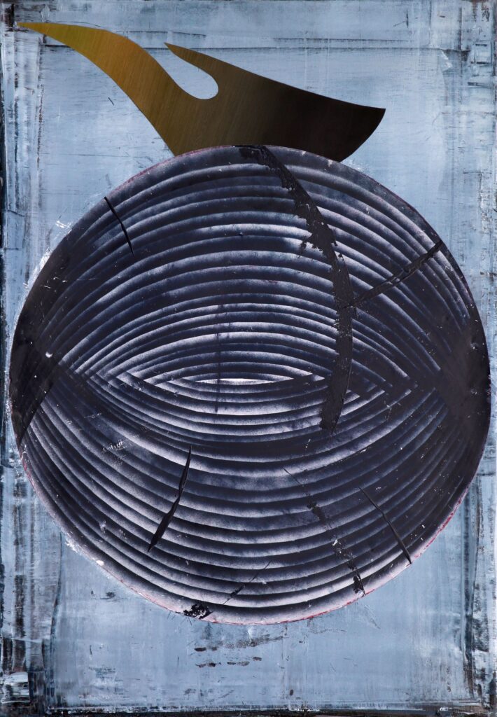 The blue of Magritte's pipe, 100x70cm, oil on canvas, 2012