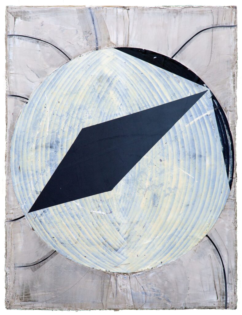 UNTITLED (fur), oil and paper on canvas, 210x160cm, 2013