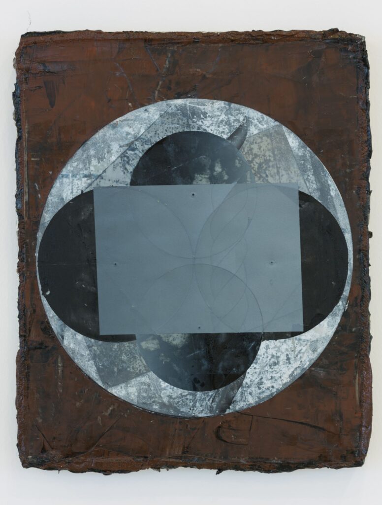 UNTITLED, oil and paper on canvas, 50x40cm, 2013