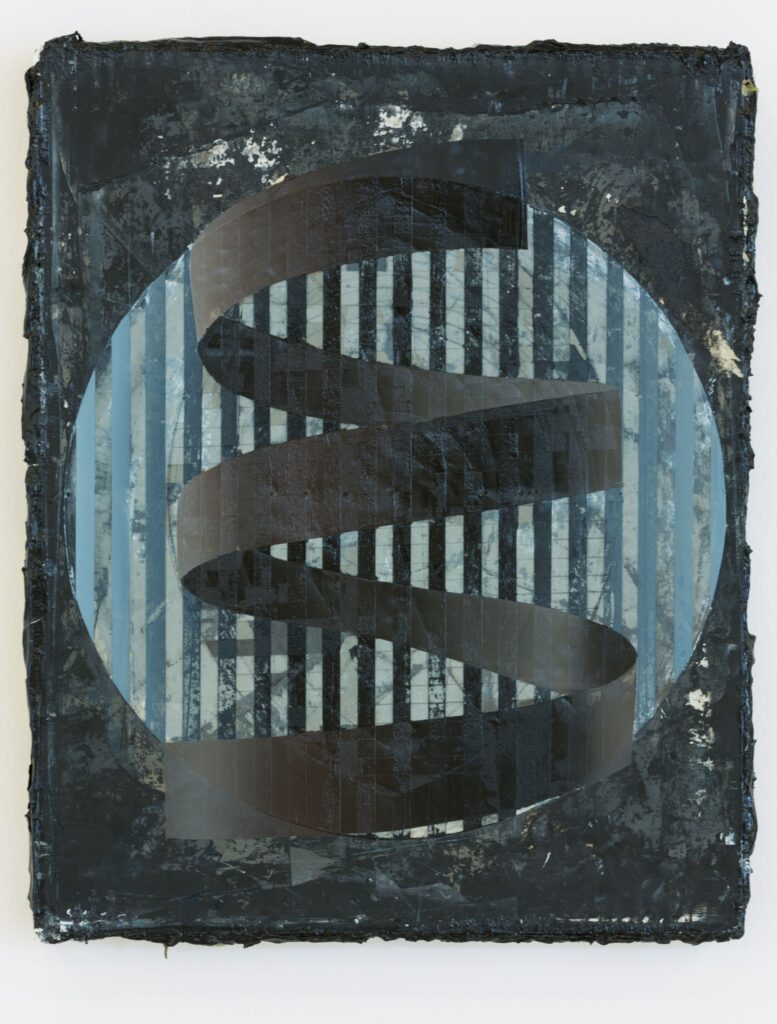 UNTITLED, oil and paper on canvas, 50x40cm, 2013