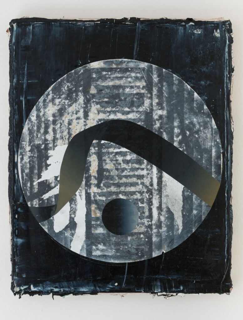 UNTITLED, oil and paper on canvas, 50x40cm, 2013