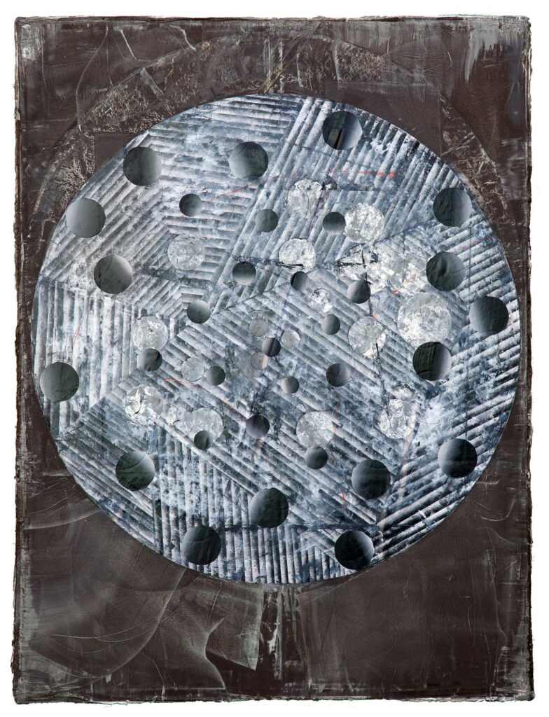 UNTITLED (T.D.B.), oil and paper on canvas, 200x150, 2013