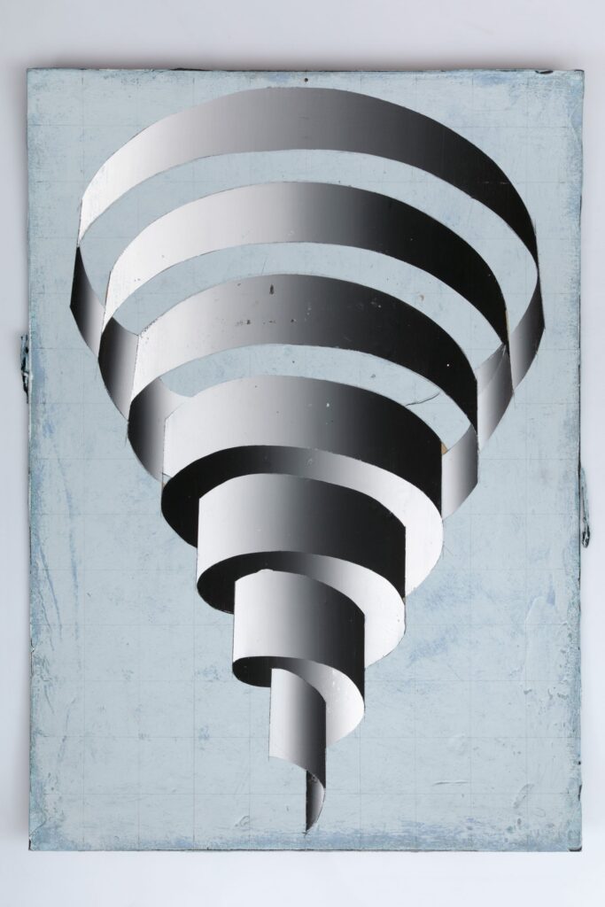 Untitled, gouache and acrylic on board, 2018