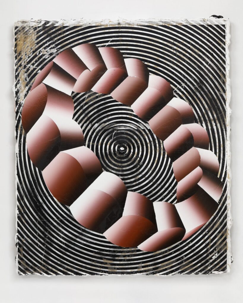 Untitled, oil and acrylic on canvas,120x100cm, 2016