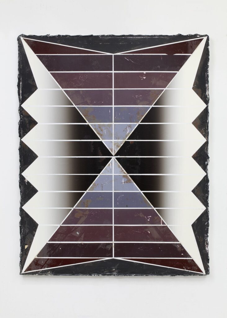 Untitled, acrylic, oil and oil pastel on canvas, 140x110cm, 2017-19