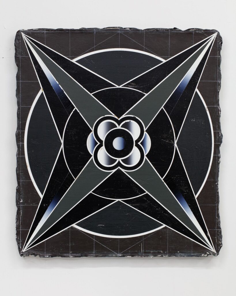 Untitled, oil and acrylic on canvas, 90x80cm, 2017