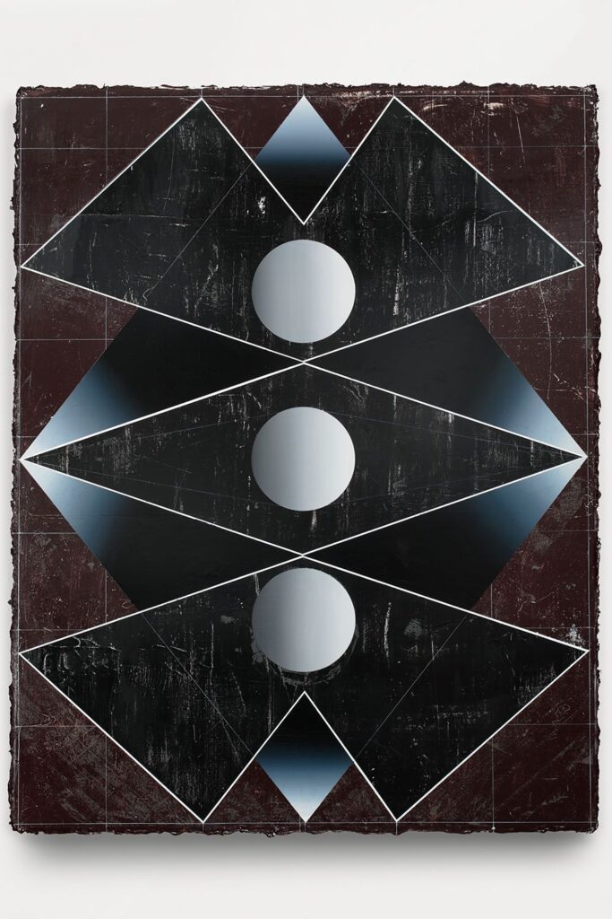 Untitled, acrylic and oil on canvas, 2015