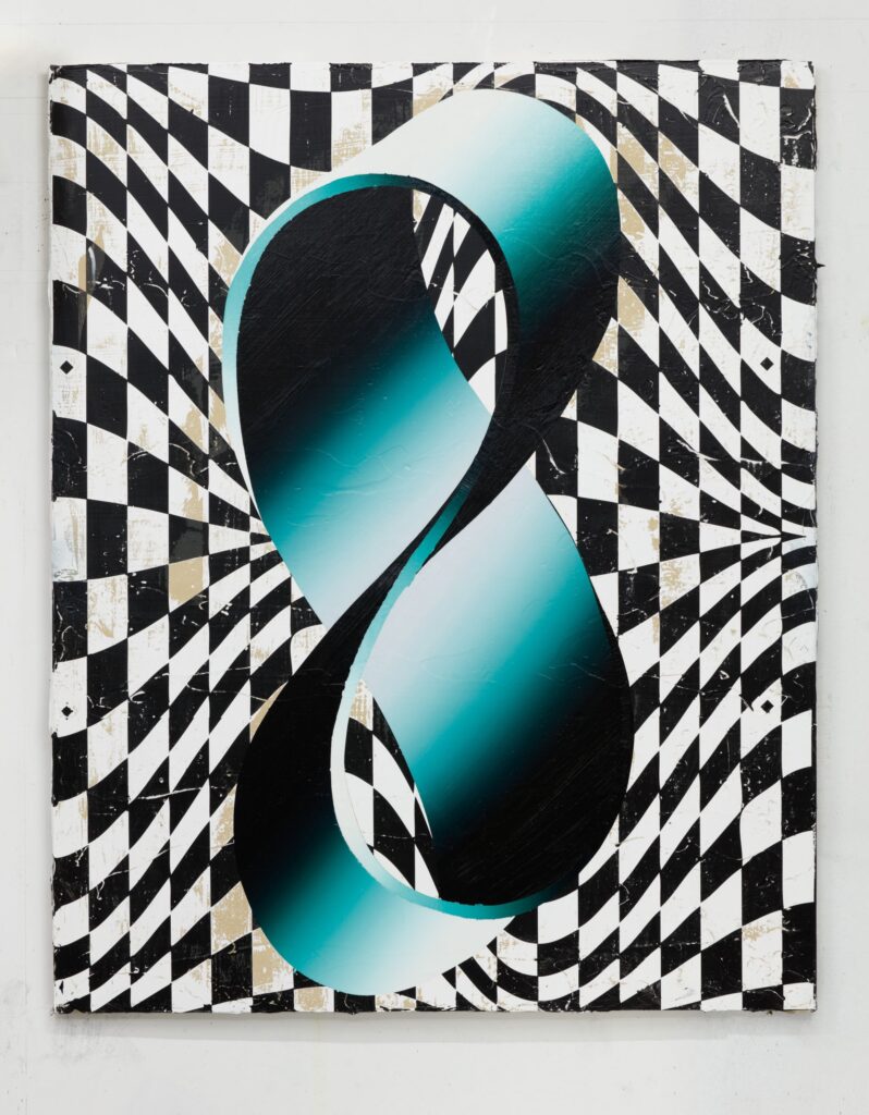 Untitled, oil and acrylic on wood, 160x120, 2016