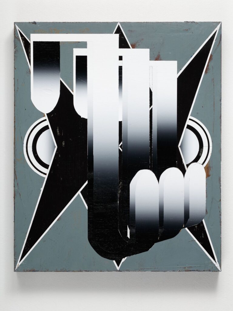 Untitled, acrylic on board, 60x50cm, 2018-2019