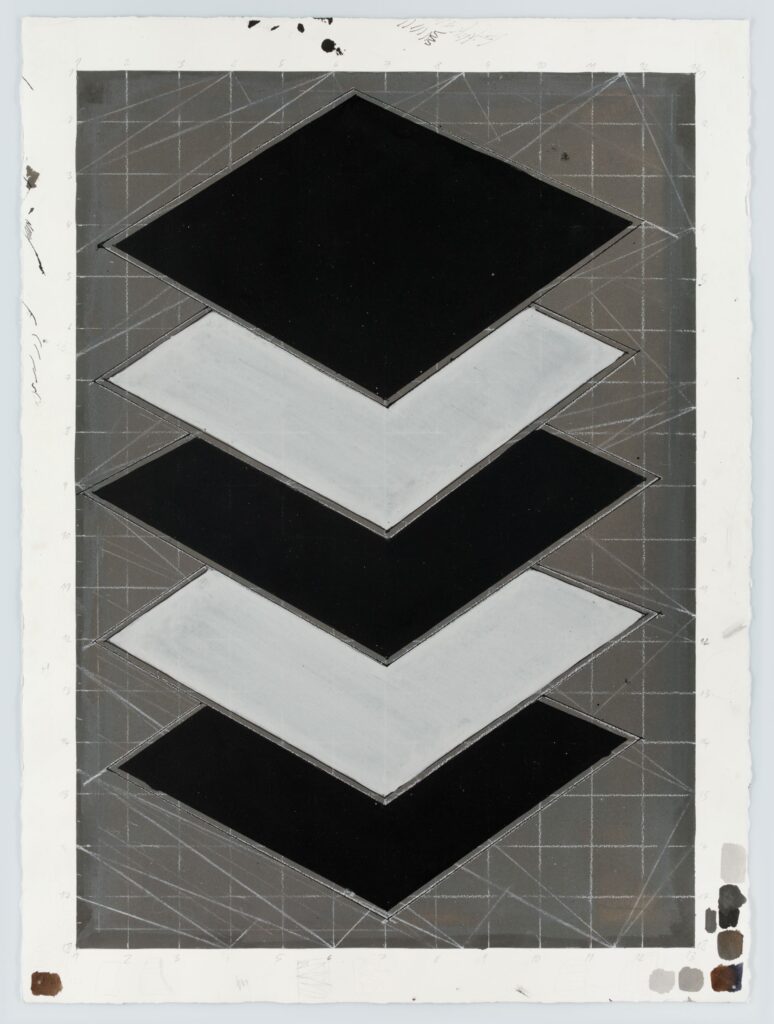 Untitled, 76 x 56cm, gouache on paper, 2016