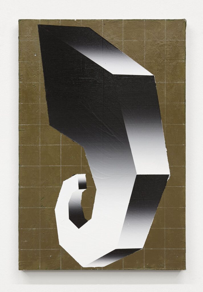 Untitled, acrylic on board, 2018