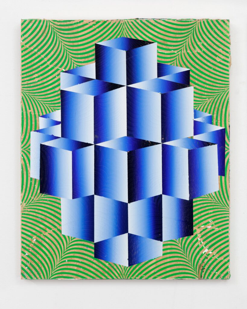 Untitled, oil and acrylic on canvas, 60x50 cm, 2017