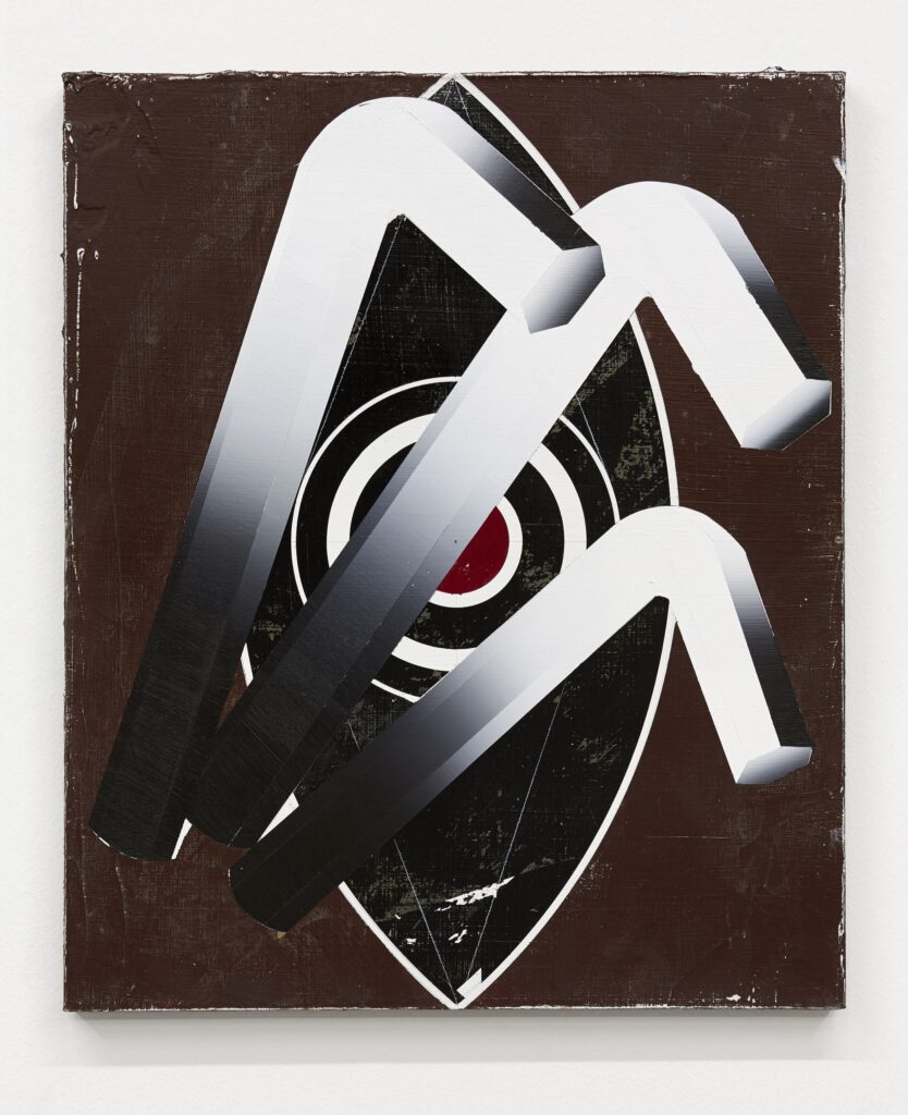 Untitled, acrylic on board, 60x50cm, 2018