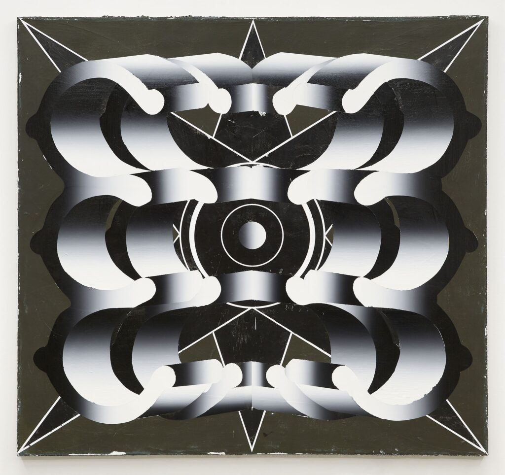 Untitled, oil and acrylic on canvas, 141x150cm, 2018