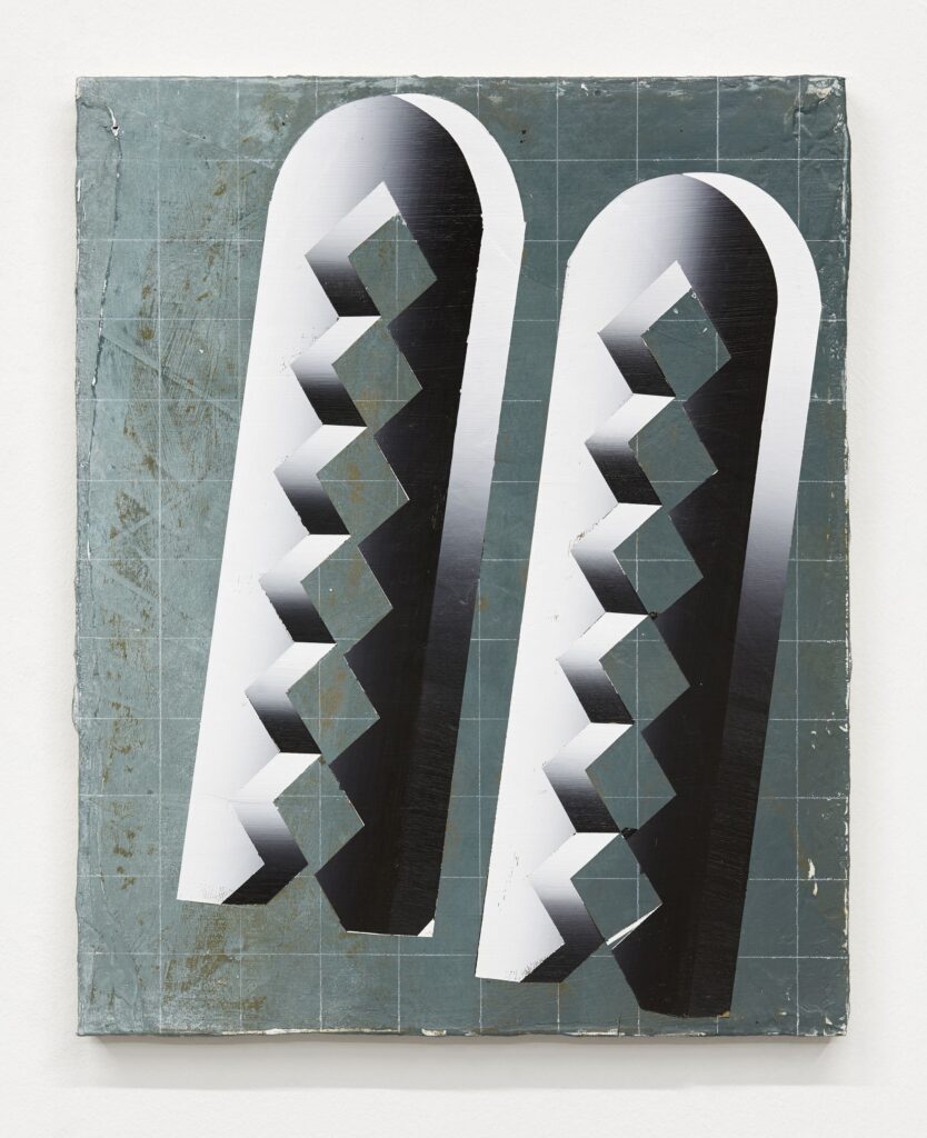 Untitled, acrylic on board, 50x60cm, 2018