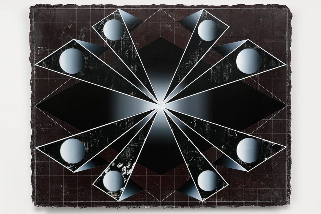 Untitled, acrylic and oil on canvas, 2015