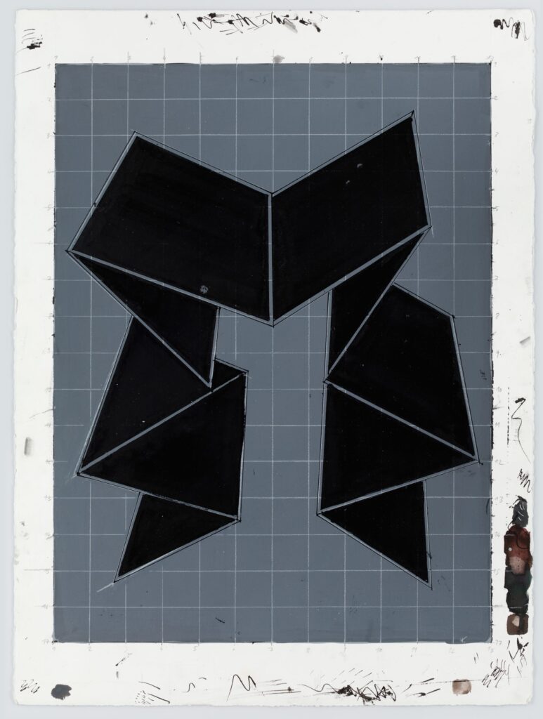 Untitled, 76 x 56cm, gouache on paper, 2016