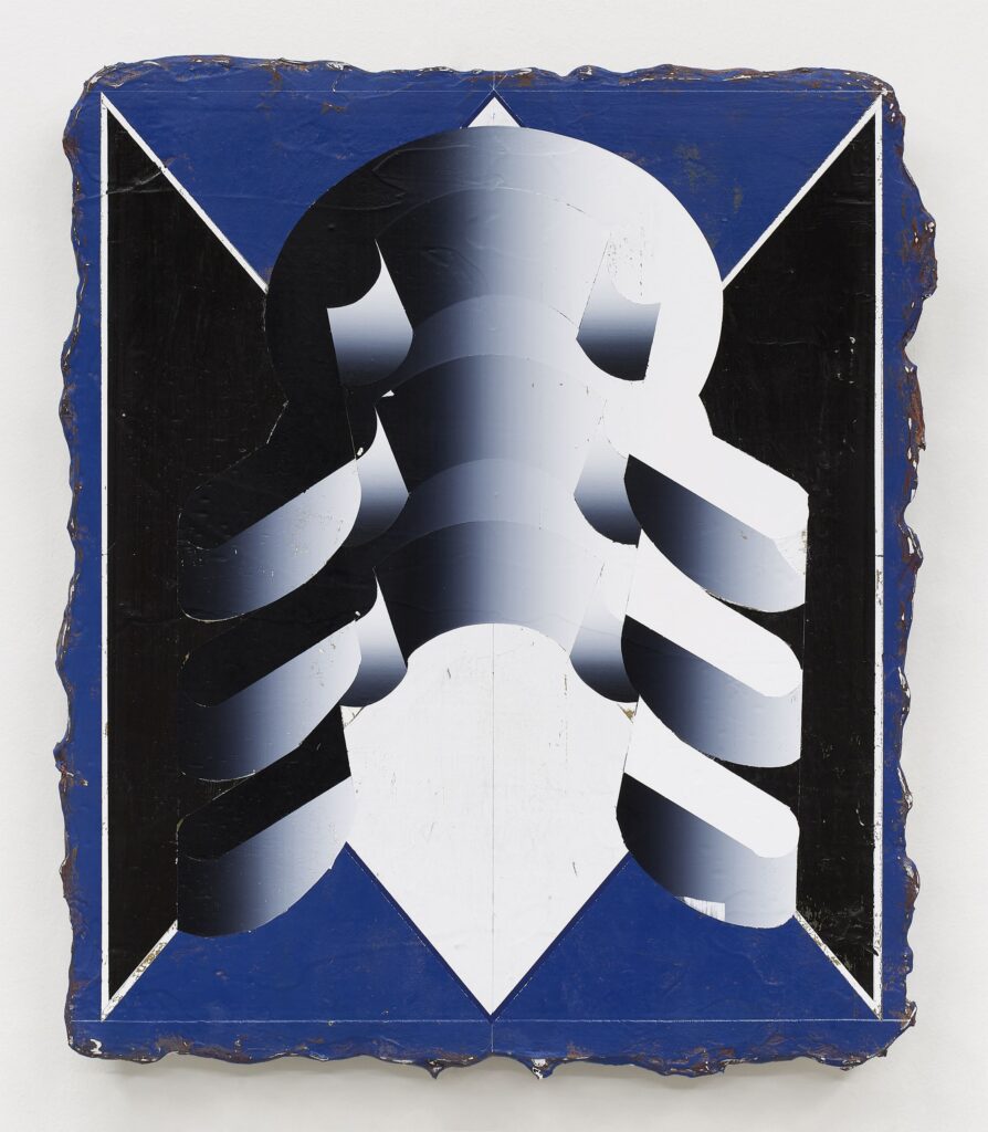 Untitled, acrylic, oil and pastel on canvas, 68x58cm, 2018