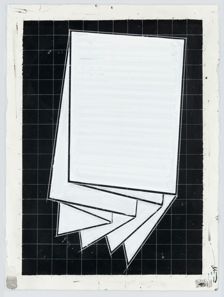 Untitled, 76 x 56cm, gouache on paper, 2016