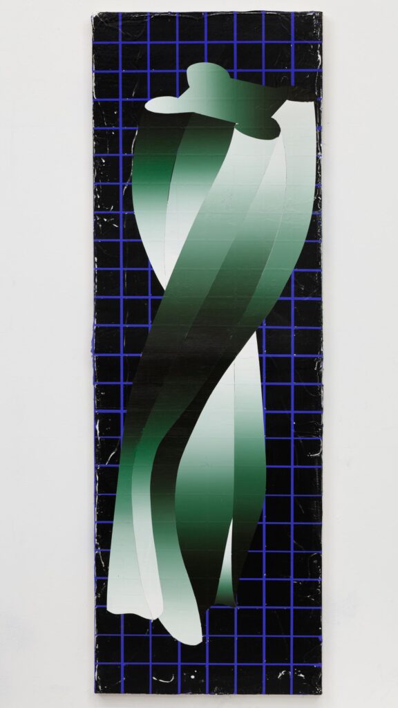 Untitled, oil and acrylic on canvas, 120x40cm, 2017