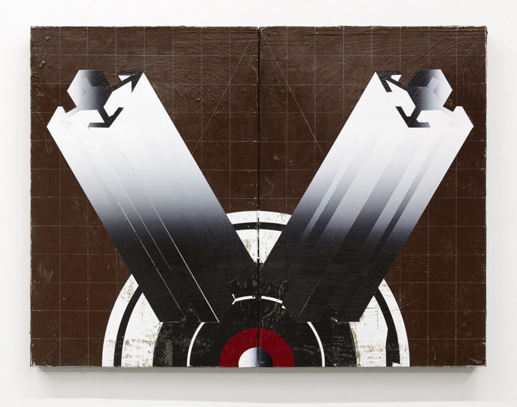 Untitled, acrylic on board, 2018