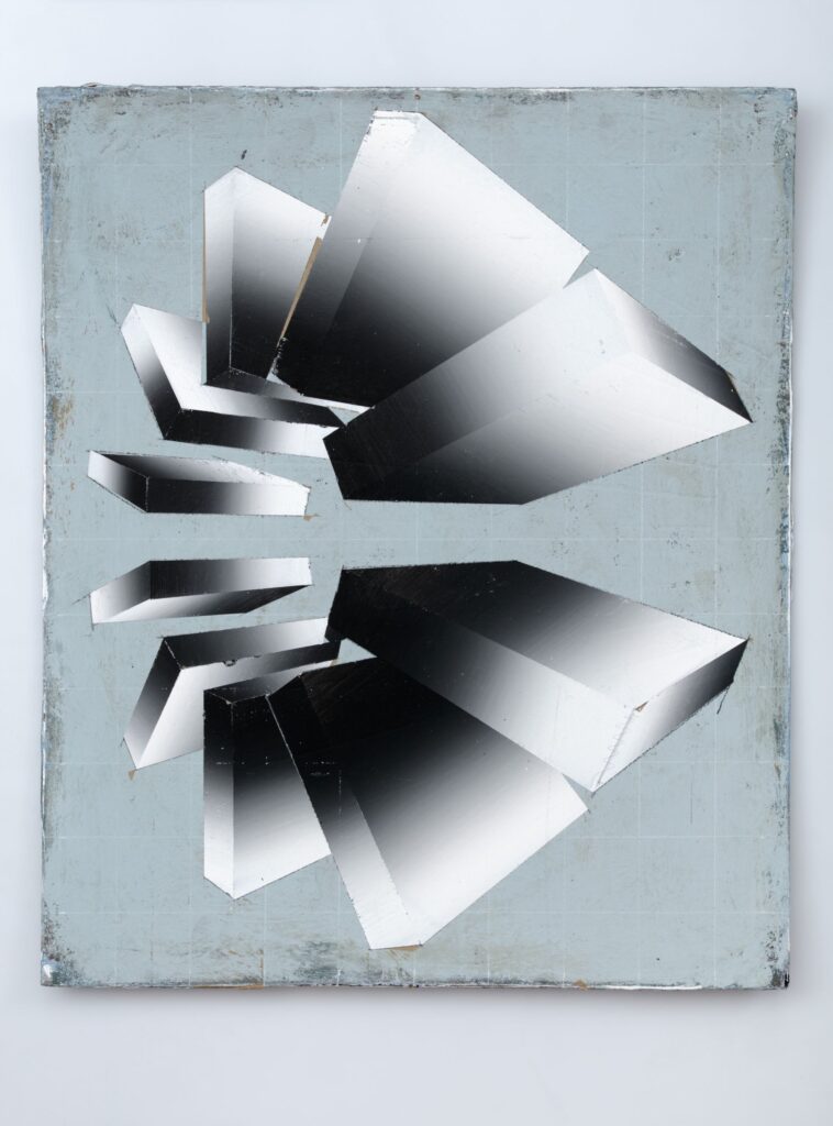 Untitled, gouache and acrylic on board, 2018