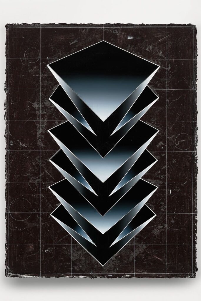 Untitled, acrylic and oil on canvas, 2015