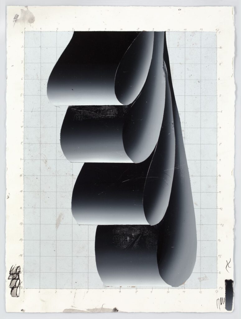 Untitled, 76 x 56cm, gouache on paper, 2016