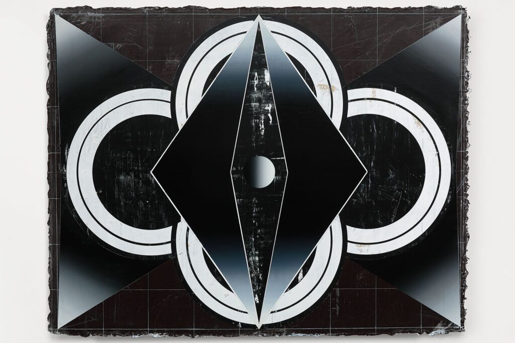 Untitled, acrylic and oil on canvas, 2015