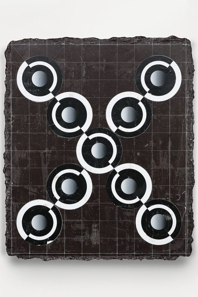 Untitled, acrylic and oil on canvas, 2015