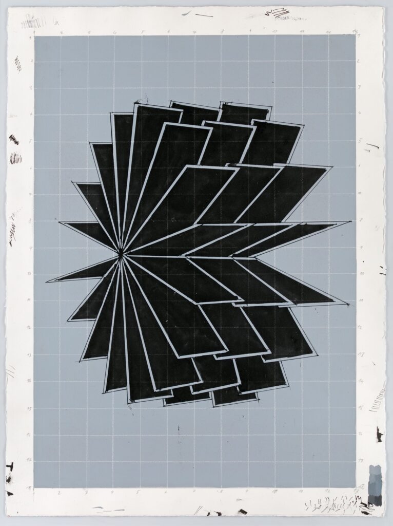 Untitled, 76 x 56cm, gouache on paper, 2015