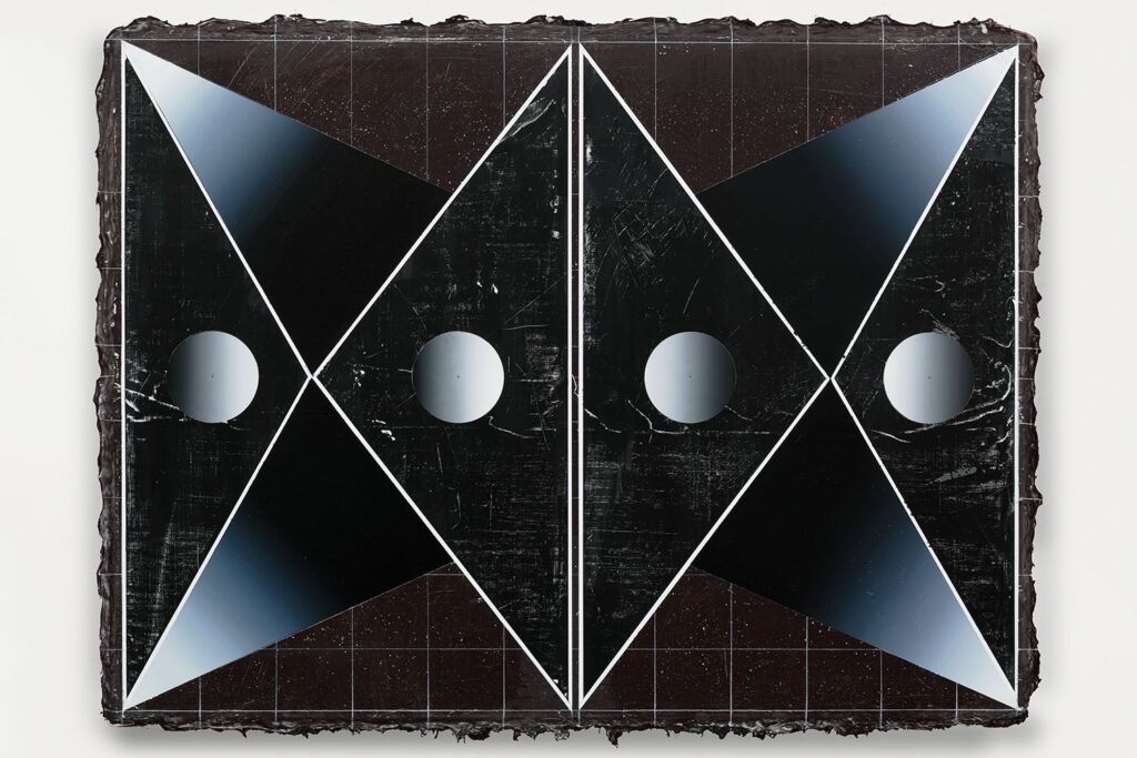 Untitled, acrylic and oil on canvas, 2015