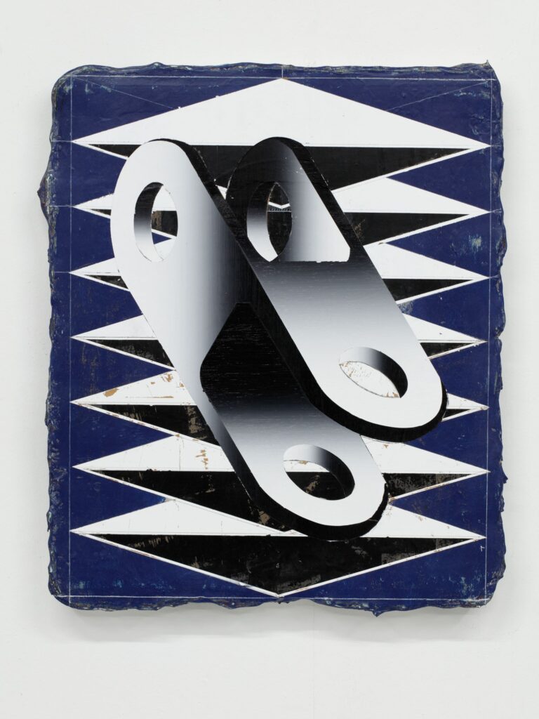 Untitled, acrylic on board, 65x55cm, 2018-2019