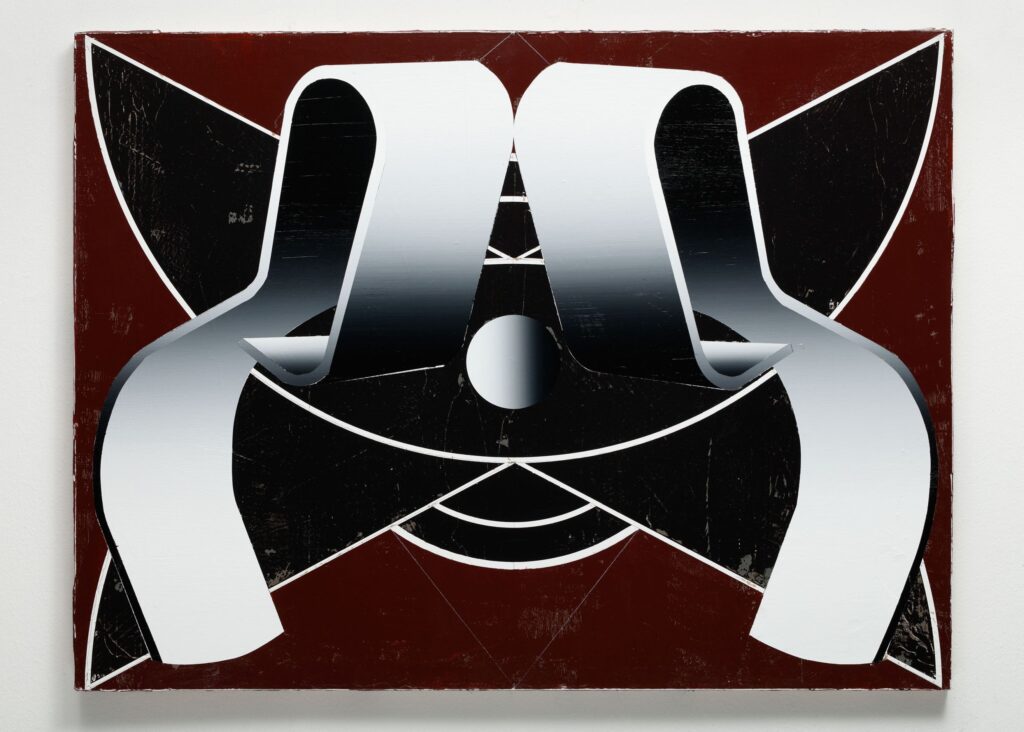 Untitled, acrylic on board 60x80cm, 2020