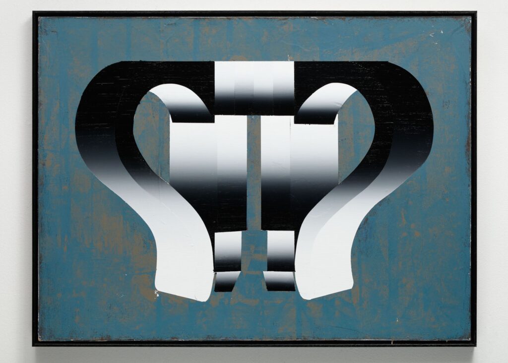 Untitled, acrylic on board, 60x80cm, 2020