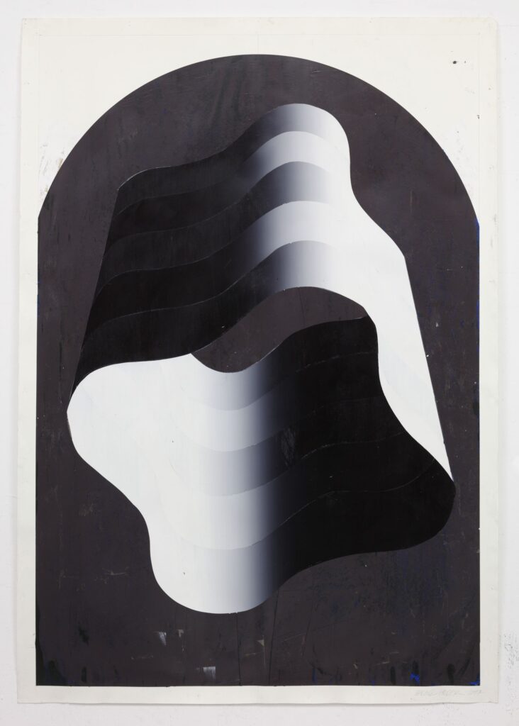 Untitled, gouache on paper, 200x140cm, 2017