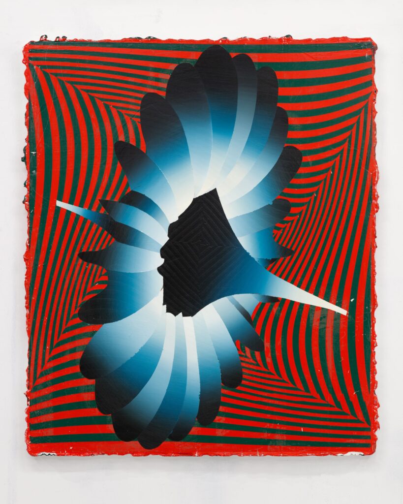 Untitled, oil and acrylic on canvas, 120x100cm, 2017