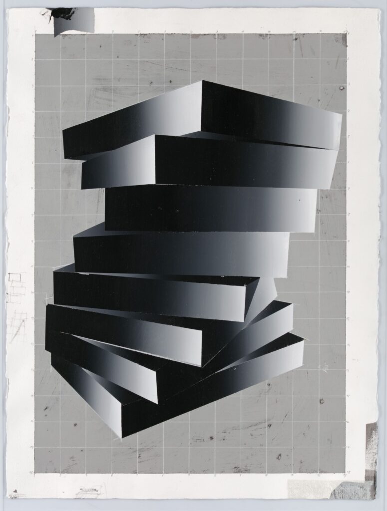 Untitled, 76x56cm, gouache on paper, 2015