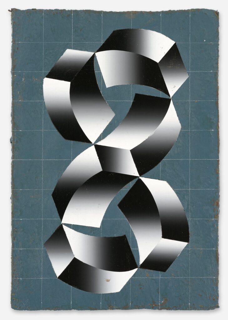 Untitled, acrylic on board, 2020