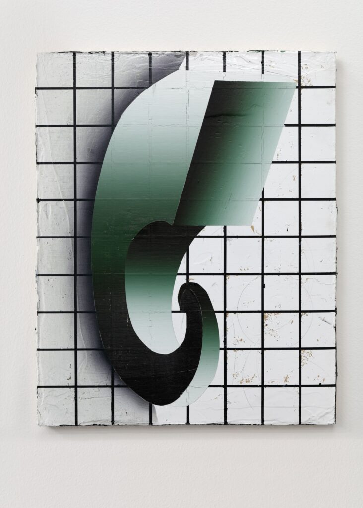 Untitled, oil and gouache on board, 2017