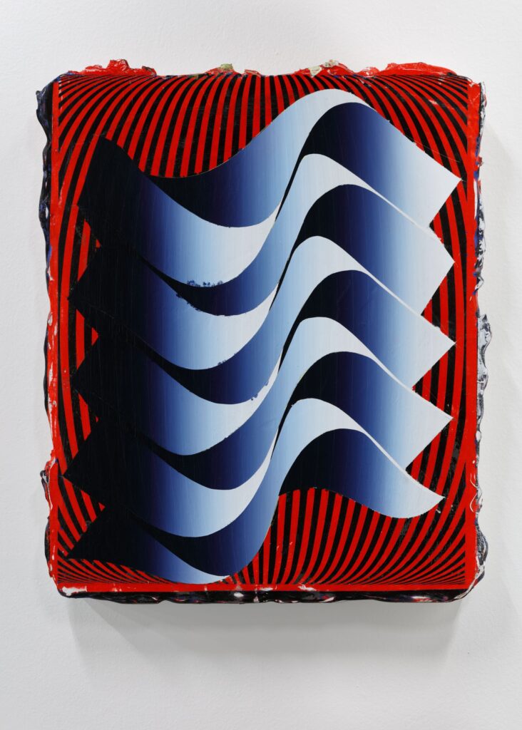 Untitled, oil and gouache on board, 2017