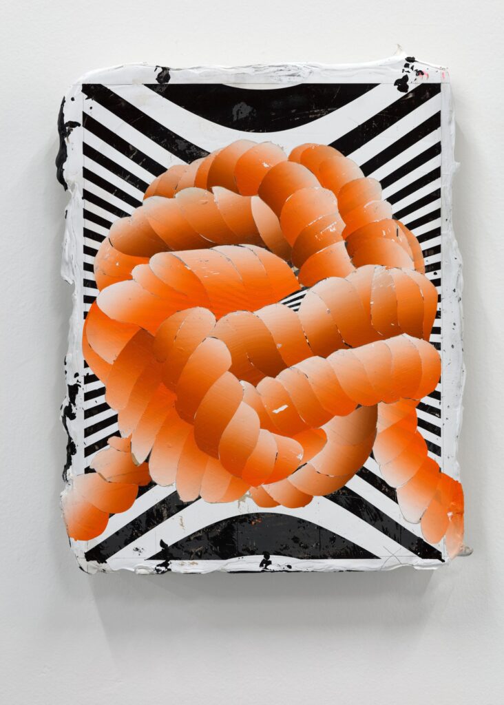 Untitled, oil and gouache on board, 2017