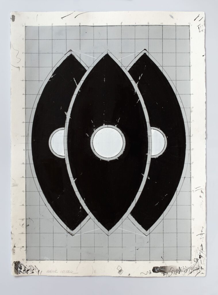 Untitled, 76 x 56cm, gouache on paper, 2016